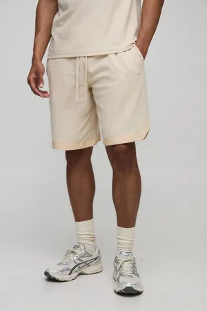 Boohoo Homme Mid Length Pique Basketball Shorts - - L