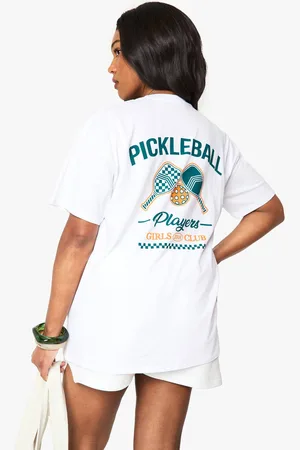 Boohoo Womens PLUS PICKLEBALL OVERSIZED T-SHIRT - - 18