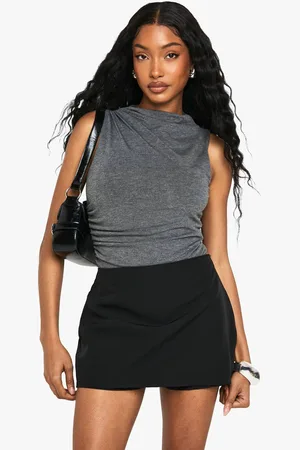 Boohoo Womens Basic Woven Mini Skort - - 16