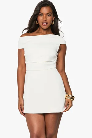 Boohoo Womens Asymmetric Drape Tailored Mini Dress - - 12