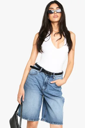 Boohoo Womens Denim Jort - - 14