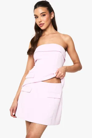 Boohoo Womens Pocket Detail Tailored Mini Skirt - - 10