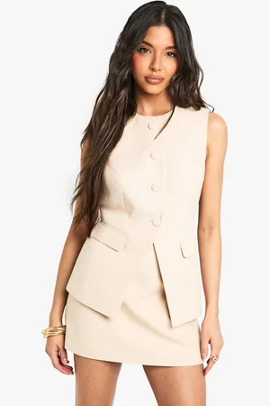 Boohoo Womens Boucle Tailored Mini Skirt - - 8