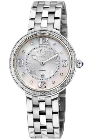 GV2 by Gevril Womens Verona Steel Swiss Quartz Watch - - One Size