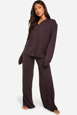 Boohoo Womens Petite Long Sleeve Pyjama Set - - 8