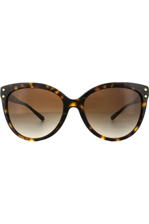 Michael Kors Womens Cat Eye Dark Havana Gradient Sunglasses - One Size