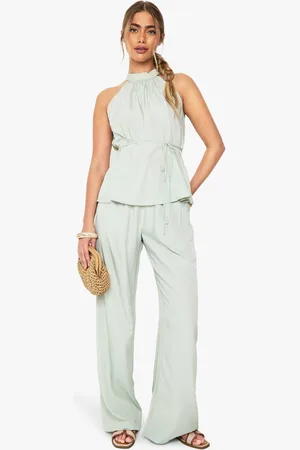 Boohoo Womens Halterneck Palazzo Co-ord - - 10