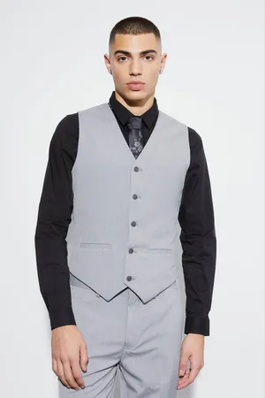 Boohoo Super Skinny Waistcoat - - 34
