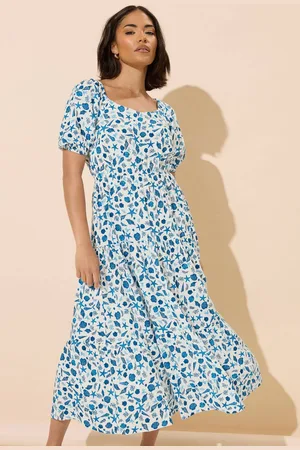 PixieGirl Womens Petite Seashell Graphic Midi Dress - - 12