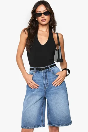 Boohoo Womens Tall Denim Jort - - 14