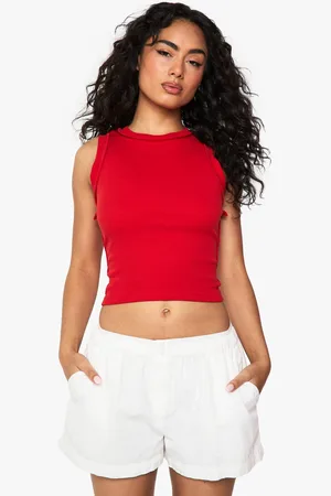 Boohoo Womens Seam Detail Racer Vest Top - - 10