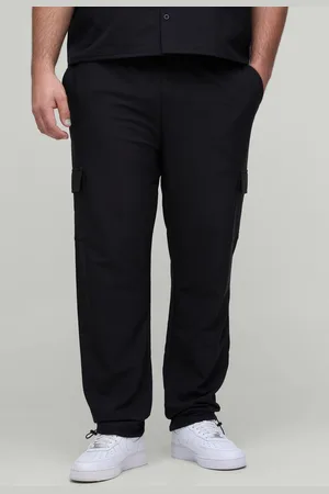 Boohoo Plus Elasticated Waist Technical Stretch Skinny Cargo Trousers - - 5XL