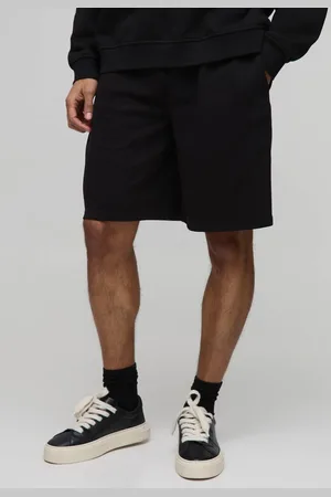 Boohoo Oversized Heavyweight Interlock Shorts - - M