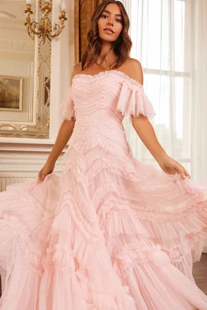 Needle & Thread Elia Off-Shoulder Gown UK 20