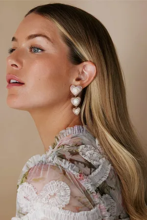 Needle & Thread Sweetheart Blossom Drop Earrings One Size