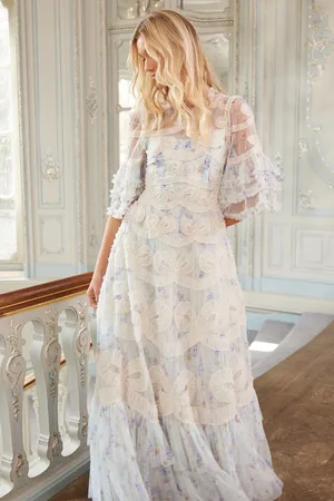 Needle & Thread Ophelia Ditsy Ingrid Gown UK 12