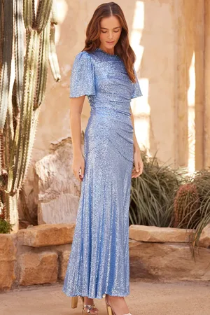 Needle & Thread Valentina Round Neck Gown UK 6