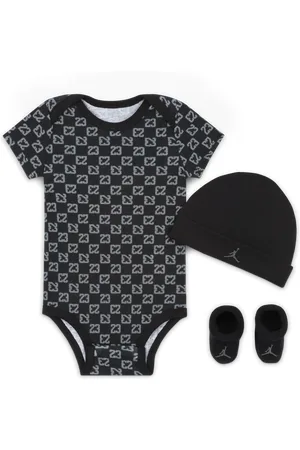Jordan Nike Monogram Baby (0–9M) 3-Piece Boxed Set - - Cotton