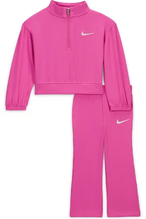 Nike Game Baby Quarter-Zip Ribbed Top and Leggings Set - - Polyester