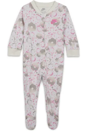 Nike Flow-Ral Baby Printed Footed Overalls - - Cotton