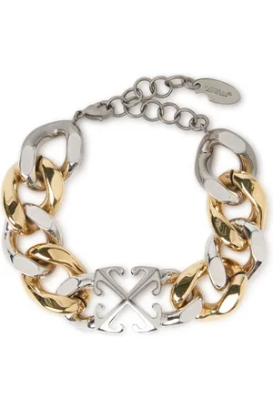 OFF-WHITE Bicolor Arrow Chain Bracelet - Female Bracelets Qt