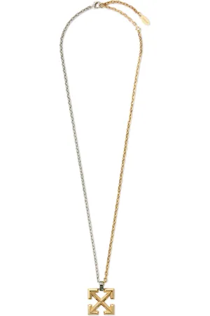 OFF-WHITE Bicolor Arrow Pendant Necklace - Male Necklaces Qt