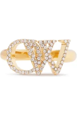 OFF-WHITE Strass Ow Ring - Female Rings 52