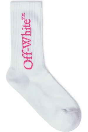 OFF-WHITE Quote Mid Socks - Female Underwear And Socks M