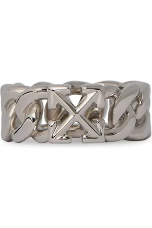 OFF-WHITE Arrow Chain Ring - Male Rings 60