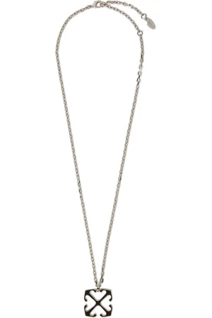 OFF-WHITE Enamel Arrow Pendant Necklace - Male Necklaces Qt