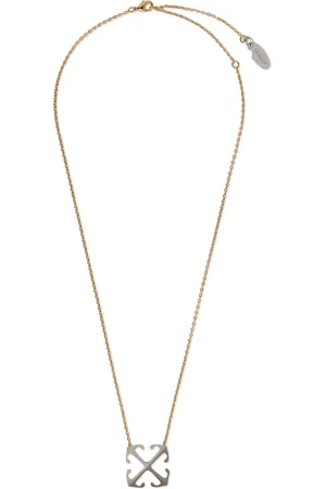 OFF-WHITE Bicolor Arrow Pendant Necklace - Female Necklaces Qt