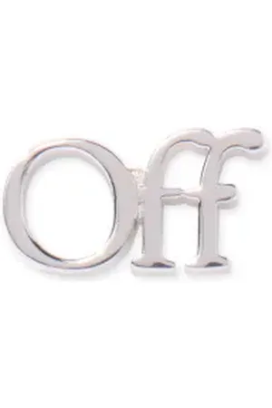 OFF-WHITE Logo Mono Earring - Male Earrings Qt
