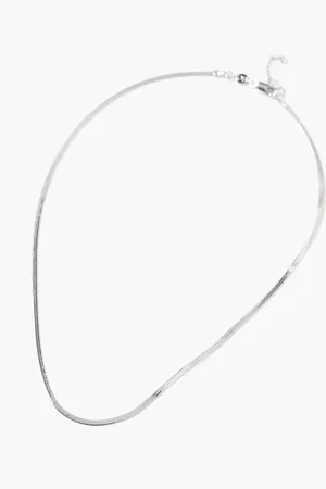 Oliver Bonas Tide Skinny Snake Chain Necklace
