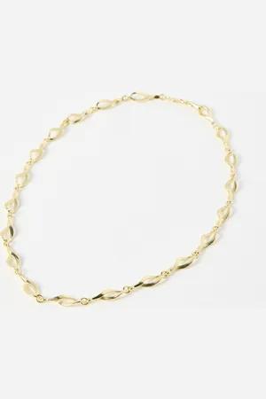 Oliver Bonas Taki Organic Loop Plated Collar Necklace