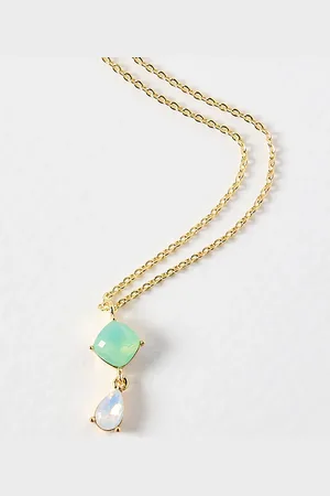 Oliver Bonas Kendari Drop Pendant Short Necklace