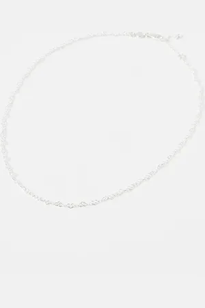 Oliver Bonas Elise Heart Link Chain Necklace