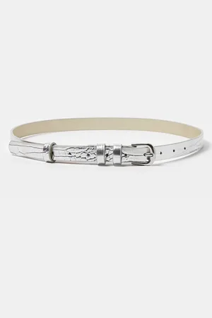 Oliver Bonas Faux Croc Jeans Belt, size Large