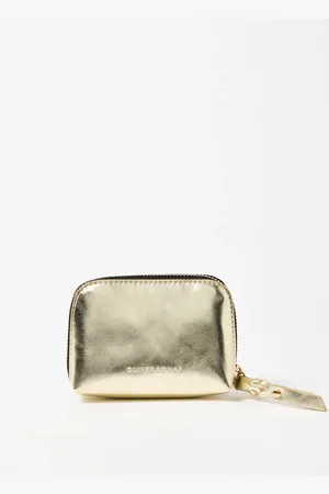 Oliver Bonas Holly Gold Zip Around Pouch