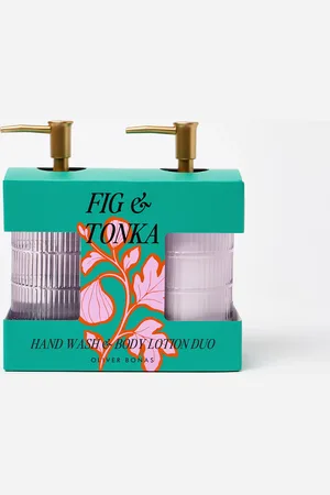 Oliver Bonas Fig & Tonka Bean Hand Wash & Moisturiser Set