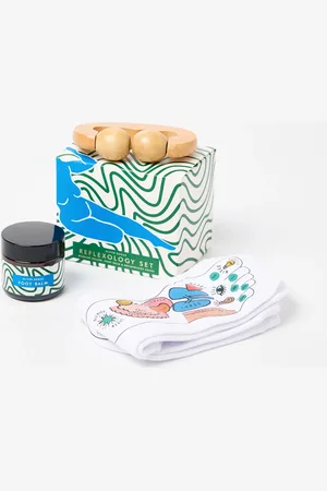 Oliver Bonas Geranium & Wild Mint Reflexology Beauty Gift Set