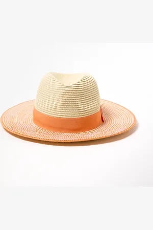 Oliver Bonas & Natural Twist Bow Fedora Hat