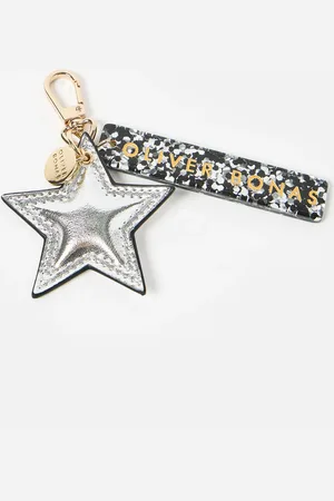 Oliver Bonas Star Glitter Keyring