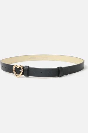 Oliver Bonas Heart Buckle Jeans Belt, size Small