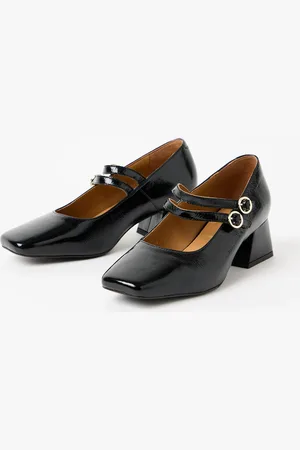 Oliver Bonas Mary Jane Patent Leather Block Heels, size UK 6