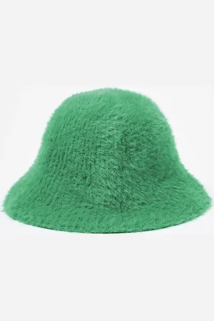 Oliver Bonas Fluffy Knitted Bucket Hat