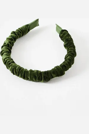 Oliver Bonas Lois Velvet Ruched Headband