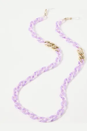 Oliver Bonas Violet Chunky Chain Sunglasses Chain