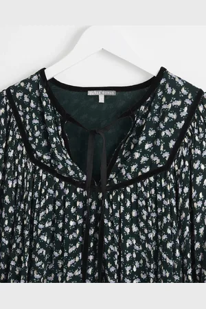 Oliver Bonas Metallic Fleck Floral Print Mini Dress, size 8