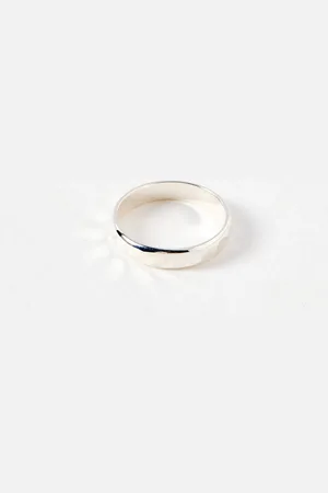 Oliver Bonas Donna Disco Faceted Stacking Ring, size 56
