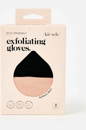 KITSCH Set of Two Exfoliating Gloves